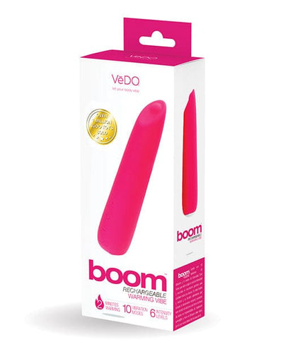 Savvy Co. Vedo Boom Rechargeable Ultra Powerful Vibe Pink Vibrators