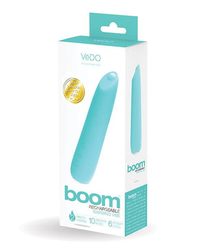 Savvy Co. Vedo Boom Rechargeable Ultra Powerful Vibe Turquoise Vibrators
