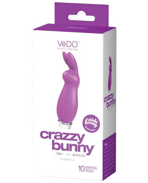 Savvy Co. VeDO Crazzy Bunny Rechargeable Bullet Perfectly Purple Vibrators