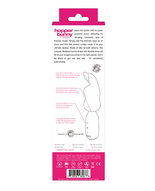 Savvy Co. Vedo Hopper Bunny Rechargeable Mini Wand Vibrators