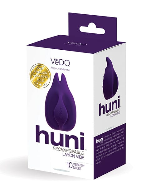 Savvy Co. Vedo Huni Rechargeable Finger Vibe Deep Purple Vibrators