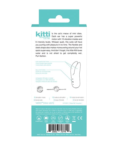 Savvy Co. VeDO Kitti Rechargeable Dual Vibe Vibrators