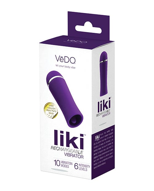 Savvy Co. VeDO Liki Rechargeable Flicker Vibe Deep Purple Vibrators