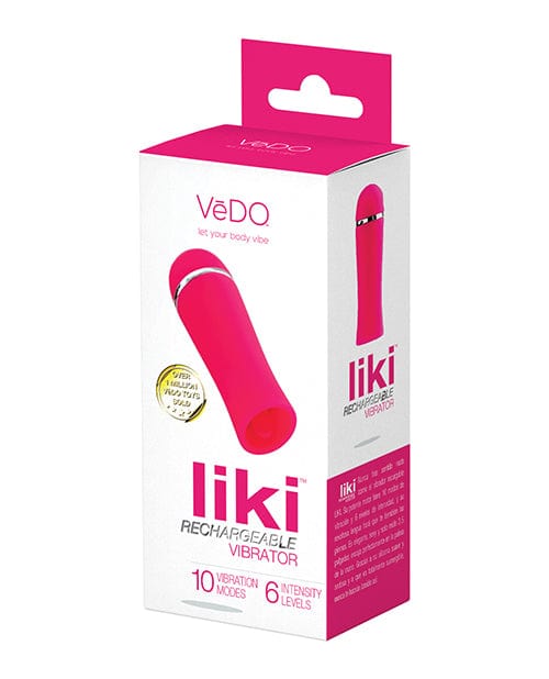 Savvy Co. VeDO Liki Rechargeable Flicker Vibe Foxy Pink Vibrators