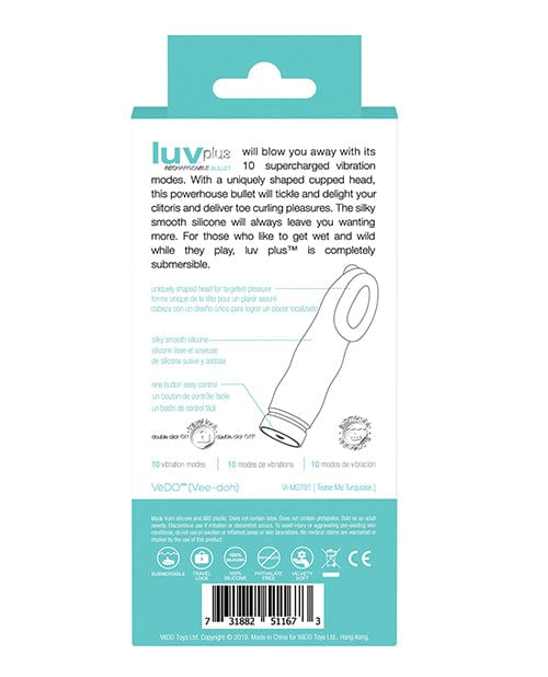 Savvy Co. VeDO Luv Plus Rechargeable Vibe Vibrators