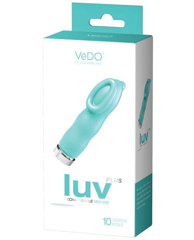 Savvy Co. VeDO Luv Plus Rechargeable Vibe Tease Me Turquoise Vibrators