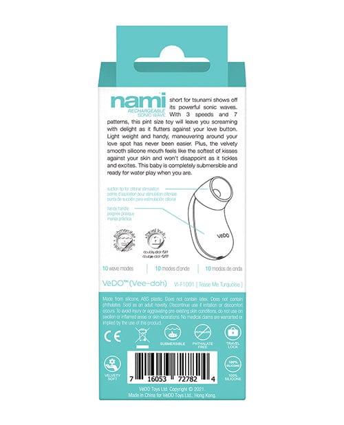 Savvy Co. VeDO Nami Rechargeable Sonic Vibe Vibrators