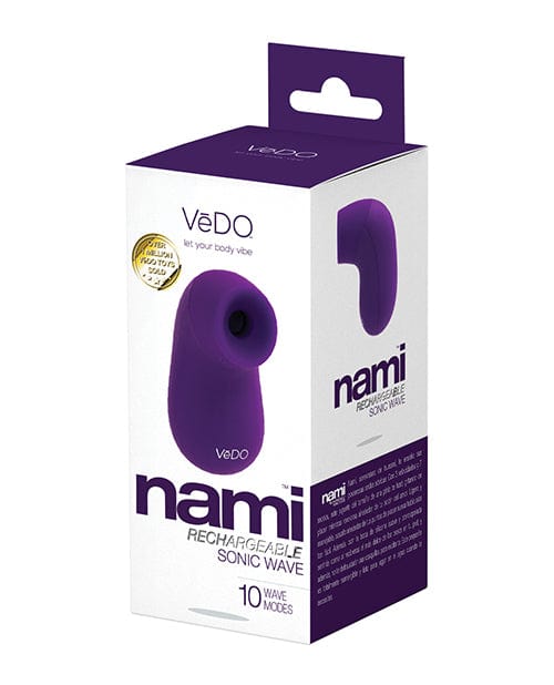 Savvy Co. VeDO Nami Rechargeable Sonic Vibe Deep Purple Vibrators