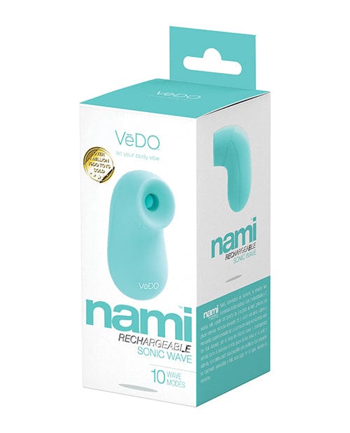 Savvy Co. VeDO Nami Rechargeable Sonic Vibe Tease Me Turquoise Vibrators