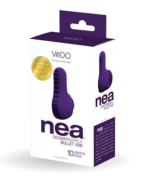 Savvy Co. Vedo Nea Rechargeable Finger Vibe Deep Purple Vibrators