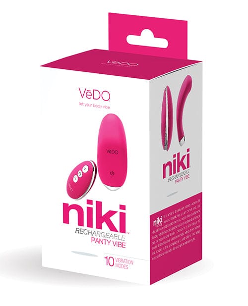 Savvy Co. VeDO Niki Rechargeable Panty Vibe Foxy Pink Vibrators
