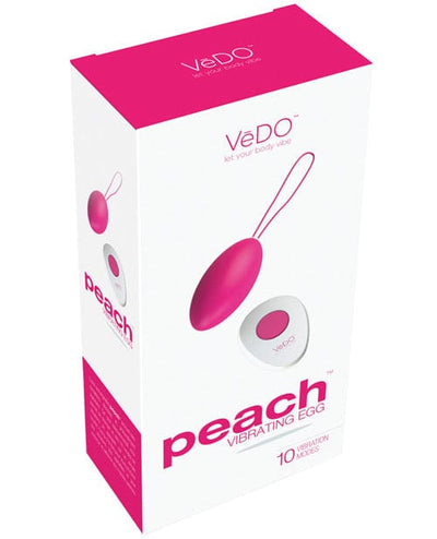 Savvy Co. VeDO Peach Rechargeable Egg Vibe Foxy Pink Vibrators