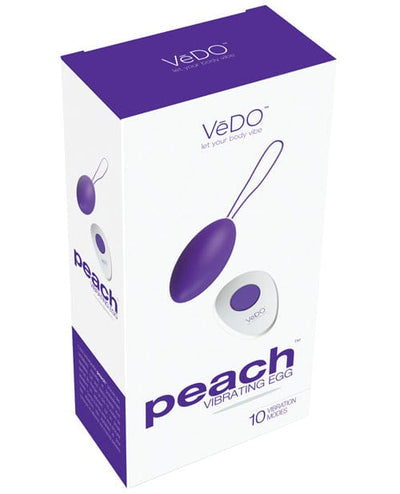 Savvy Co. VeDO Peach Rechargeable Egg Vibe Into You Indigo Vibrators