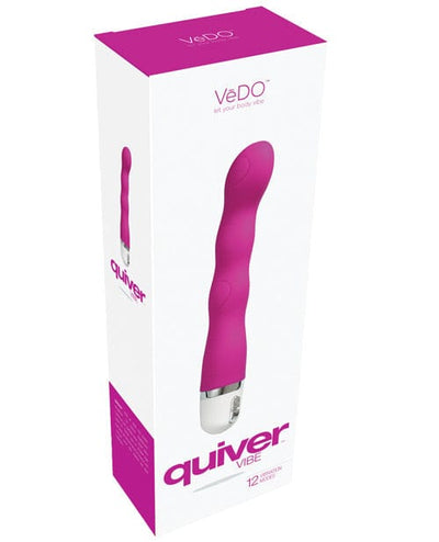 Savvy Co. VeDO Quiver Mini Vibe Hot In Bed Pink Vibrators
