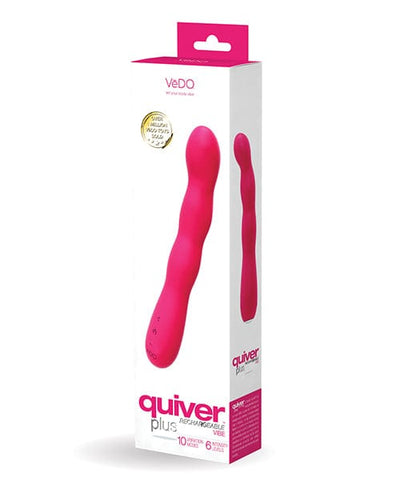 Savvy Co. VeDO Quiver Plus Rechargeable Vibe Foxy Pink Vibrators