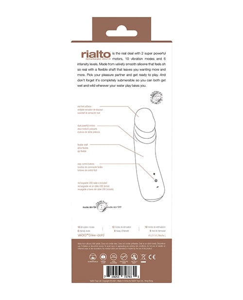 Savvy Co. VeDO Rialto Rechargeable Vibe Vibrators