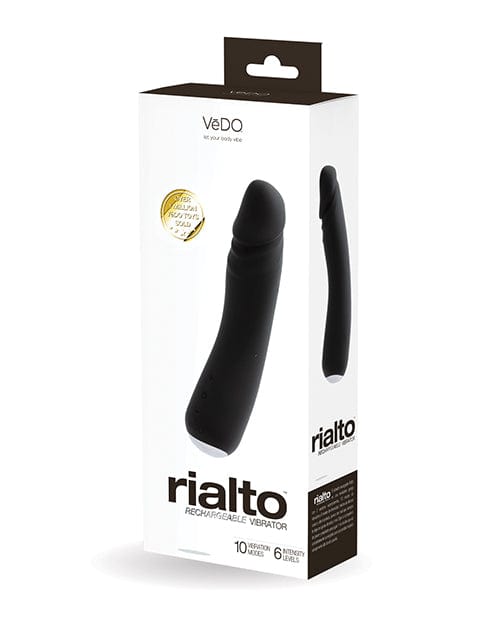 Savvy Co. VeDO Rialto Rechargeable Vibe Black Pearl Vibrators