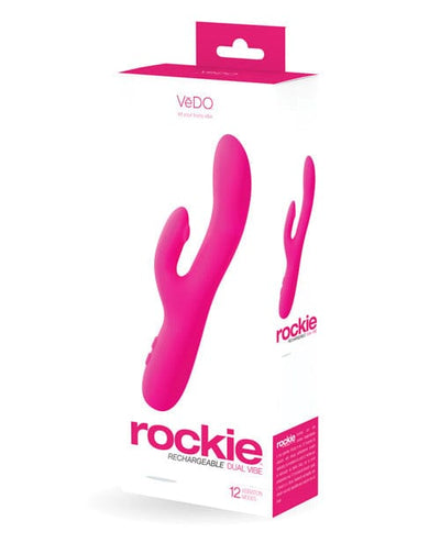 Savvy Co. VeDO Rockie Rechargeable Dual Vibe Foxy Pink Vibrators