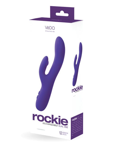 Savvy Co. VeDO Rockie Rechargeable Dual Vibe Indigo Vibrators