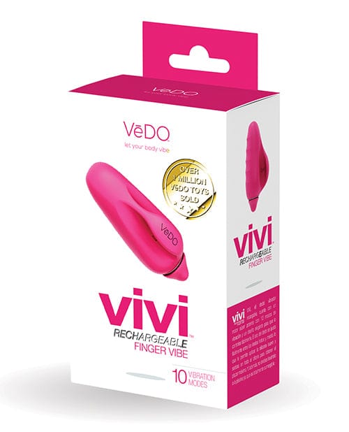 Savvy Co. VeDO Vivi Rechargeable Finger Vibe Foxy Pink Vibrators