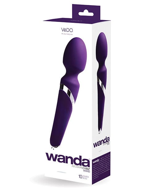 Savvy Co. VeDO Wanda Rechargeable Wand Deep Purple Vibrators