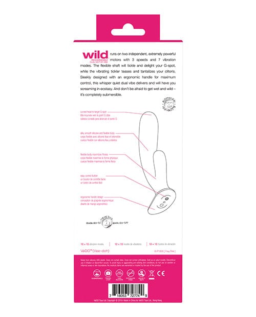 Savvy Co. VeDO Wild Rechargeable Dual Vibe Vibrators