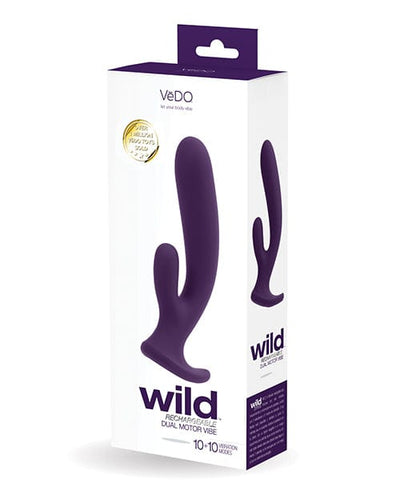 Savvy Co. VeDO Wild Rechargeable Dual Vibe Purple Vibrators