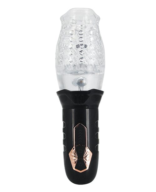 Secwell Male Rose Cyclone Spinning Masturbator - Black Penis Toys