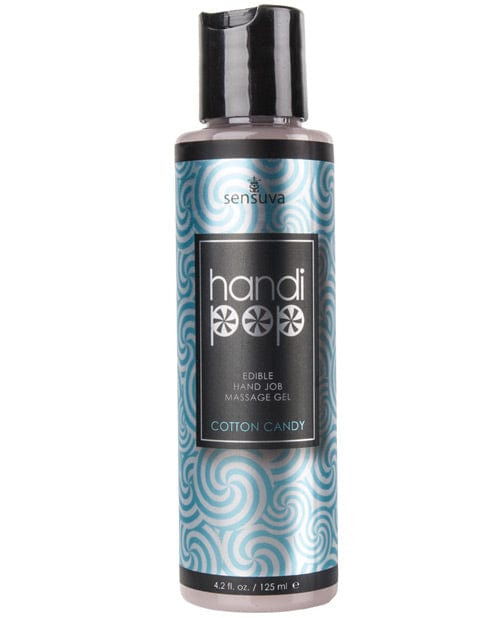 Sensuva Valencia Naturals Handipop Hand Job Massage Gel Bottle Cotton Candy Lubes