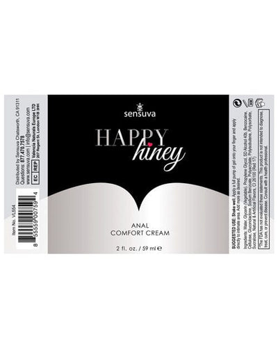 Sensuva Valencia Naturals Sensuva Happy Hiney Anal Comfort Cream - 2 Oz. Lubes