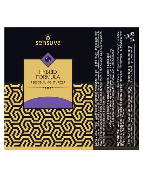 Sensuva Valencia Naturals Sensuva Hybrid Personal Moisturizer - 1.93 oz. Unscented Lubes