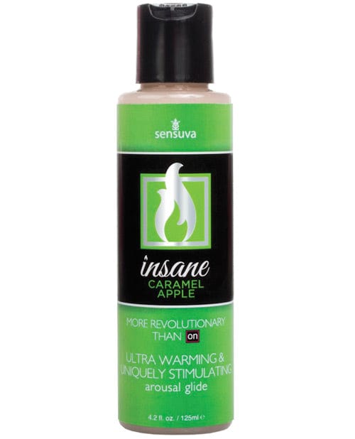 Sensuva Insane Ultra Warming & Stimulating Arousal Glide - 4.2 Oz. Carmel Apple