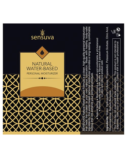 Sensuva Natural Water Based Personal Moisturizer - 4.23 Oz. Strawberry