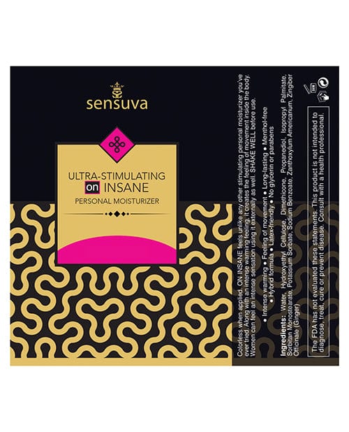 Sensuva Valencia Naturals Sensuva Ultra Stimulating On Insane Personal Moisturizer - 1.93 Oz. Unscented Lubes