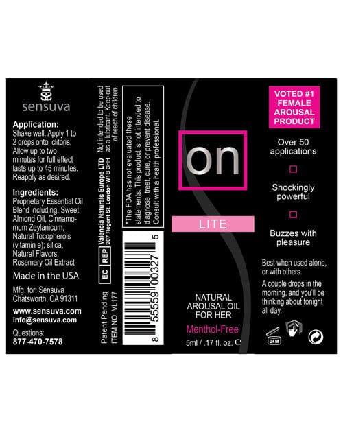 On Natural Arousal Oil For Her