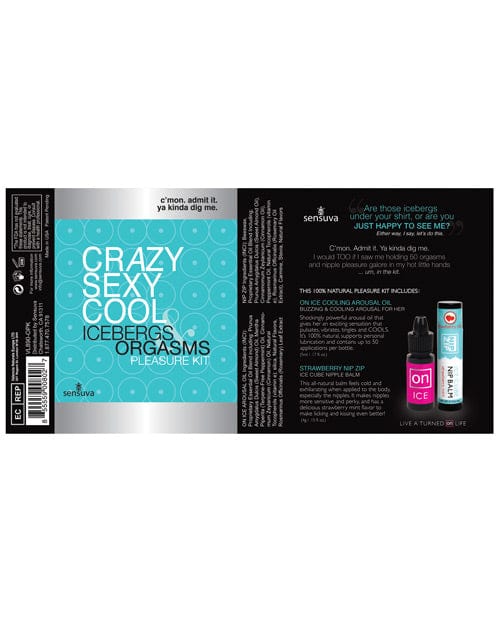 Sensuva Valencia Naturals Sensuva Crazy Sexy Cool Icebergs &amp; Orgasms Pleasure Kit More