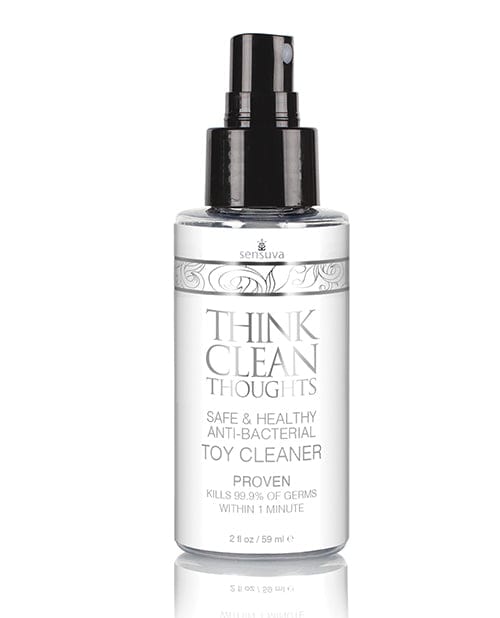 Sensuva Think Clean Thoughts Anti Bacterial Toy Cleaner - 2 Oz. Bottle