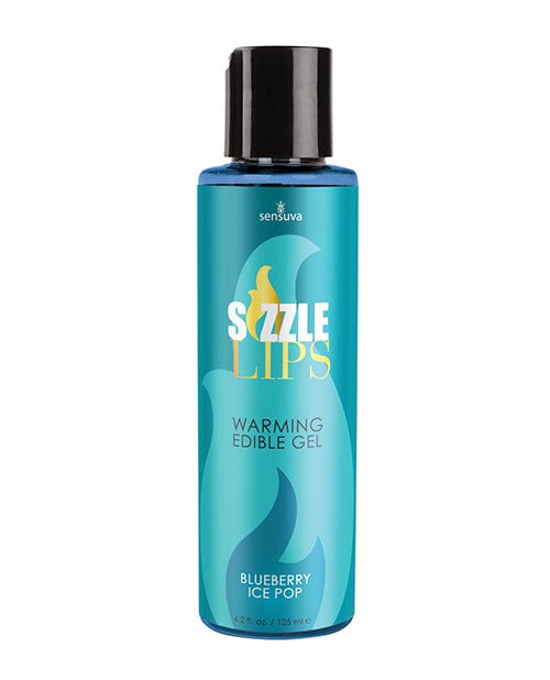Sizzle Lips Warming Gel - 4.2 Oz. Bottle Blueberry Ice Pop