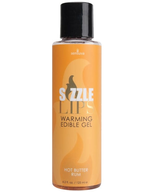 Sensuva Valencia Naturals Sizzle Lips Warming Gel Bottle Butter Rum More