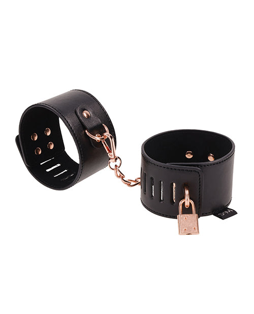 Sex &amp; Mischief Sex &amp; Mischief Brat Locking Cuffs Kink &amp; BDSM