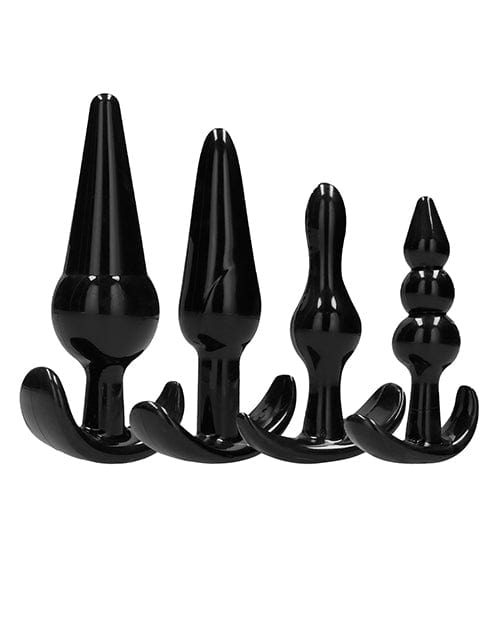 Shots America Shots Sono No. 8 Butt Plug - Black Set Of 4 Anal Toys