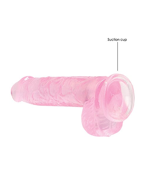 Shots America Shots RealRock Realistic Crystal Clear Dildo with Balls Dildos
