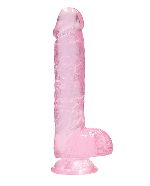 Shots America Shots RealRock Realistic Crystal Clear Dildo with Balls Dildos