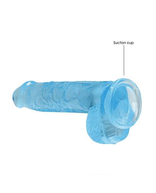 Shots America Shots RealRock Realistic Crystal Clear Dildo with Balls Dildos