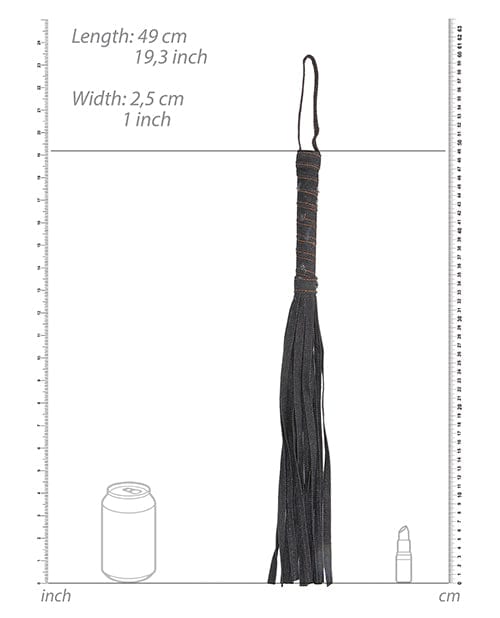 Shots America Denim Flogger Kink &amp; BDSM