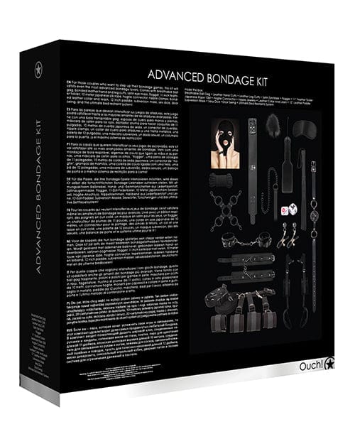 Shots America Shots Advanced Bondage Kit - Black Kink & BDSM