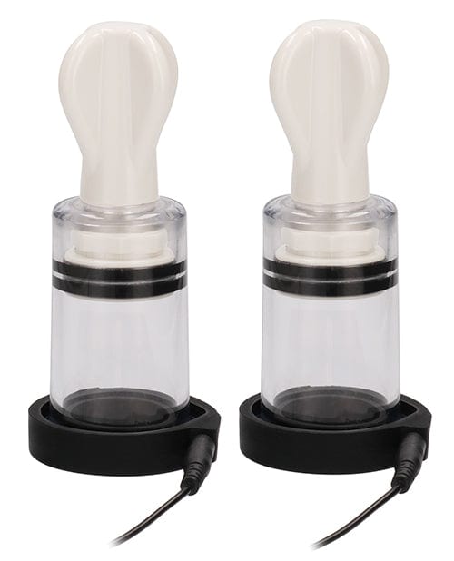Shots America Shots Electroshock Nipple Suckers - Clear Kink &amp; BDSM