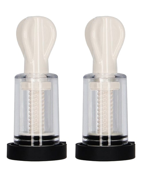 Shots America Shots Electroshock Nipple Suckers - Clear Kink &amp; BDSM