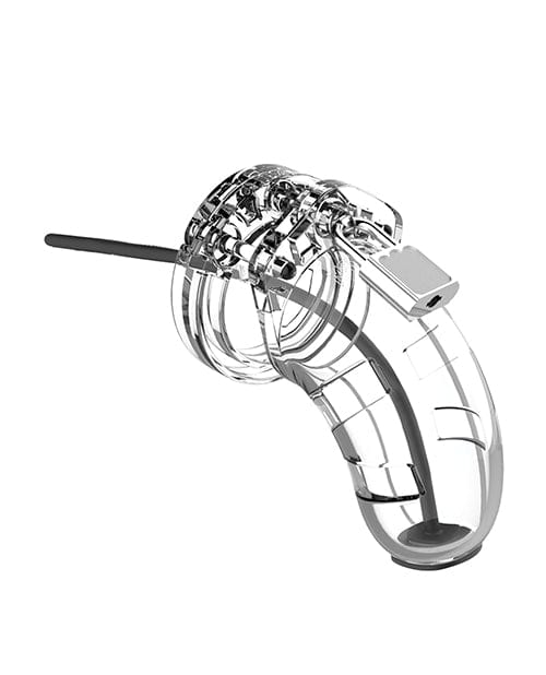 Shots America Shots Man Cage with Silicone Urethral Sounding 3.5" Kink &amp; BDSM