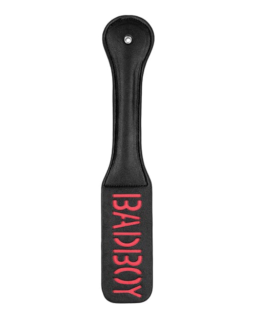 Shots America Shots Ouch Bad Boy Paddle - Black Kink &amp; BDSM